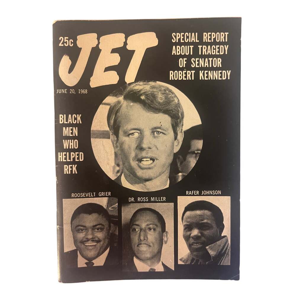 1968 JET Magazine June 20 Robert F Kennedy RFK Assassination Black History